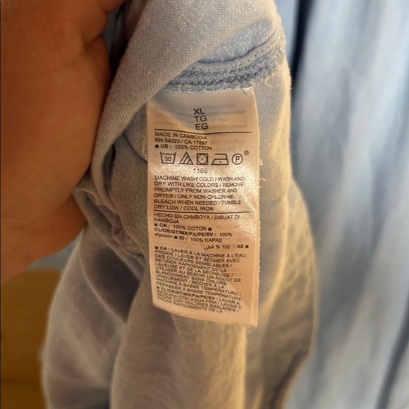 Old Navy tiered chambray denim dress - Picture 10 of 10